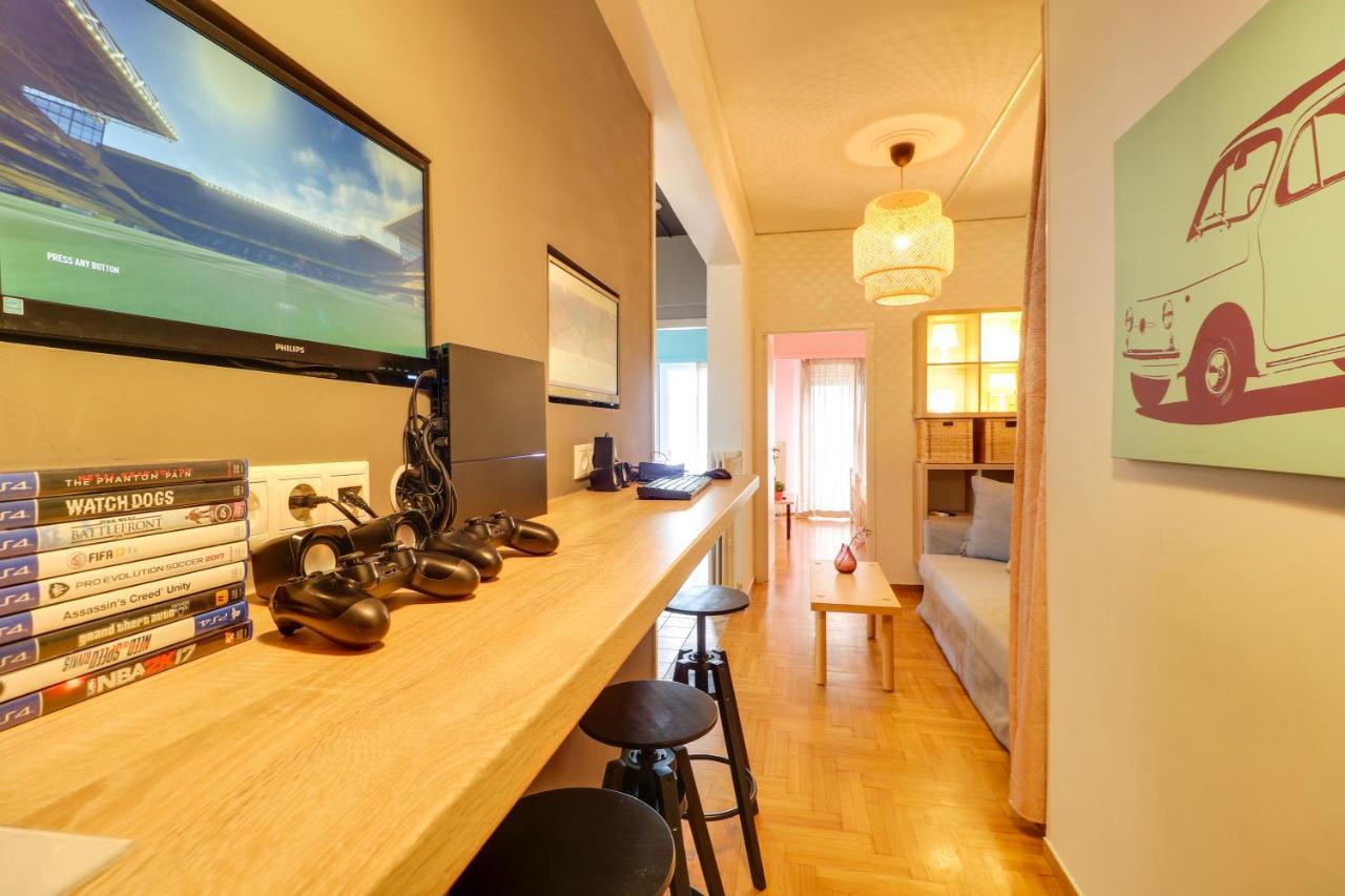 Spacious Central Flat☆3Min To Metro☆Ac|Netflix|Pc Athens Exterior photo