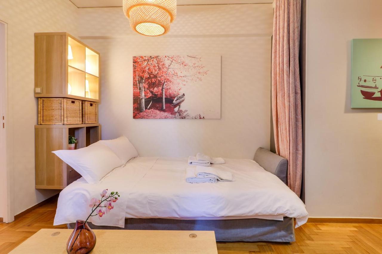 Spacious Central Flat☆3Min To Metro☆Ac|Netflix|Pc Athens Exterior photo
