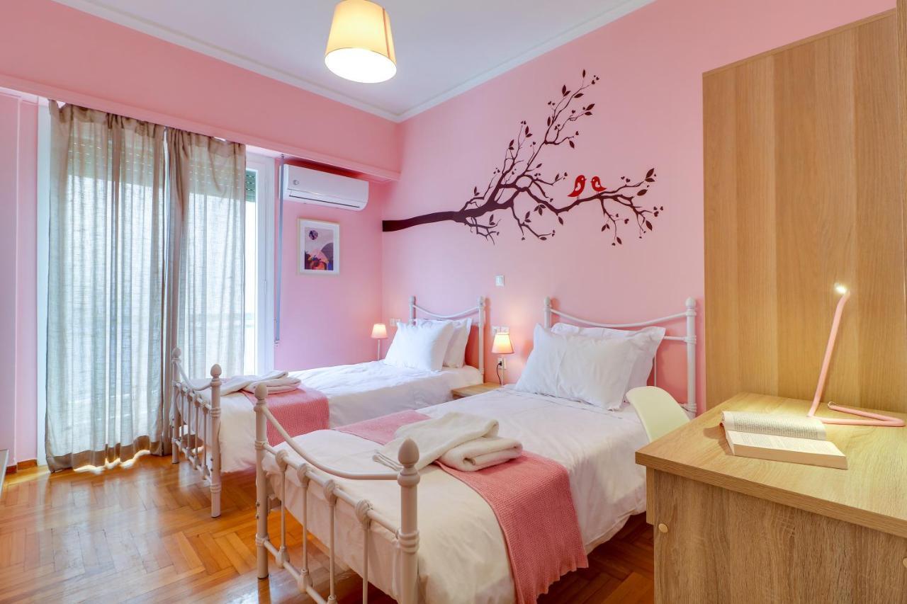 Spacious Central Flat☆3Min To Metro☆Ac|Netflix|Pc Athens Exterior photo