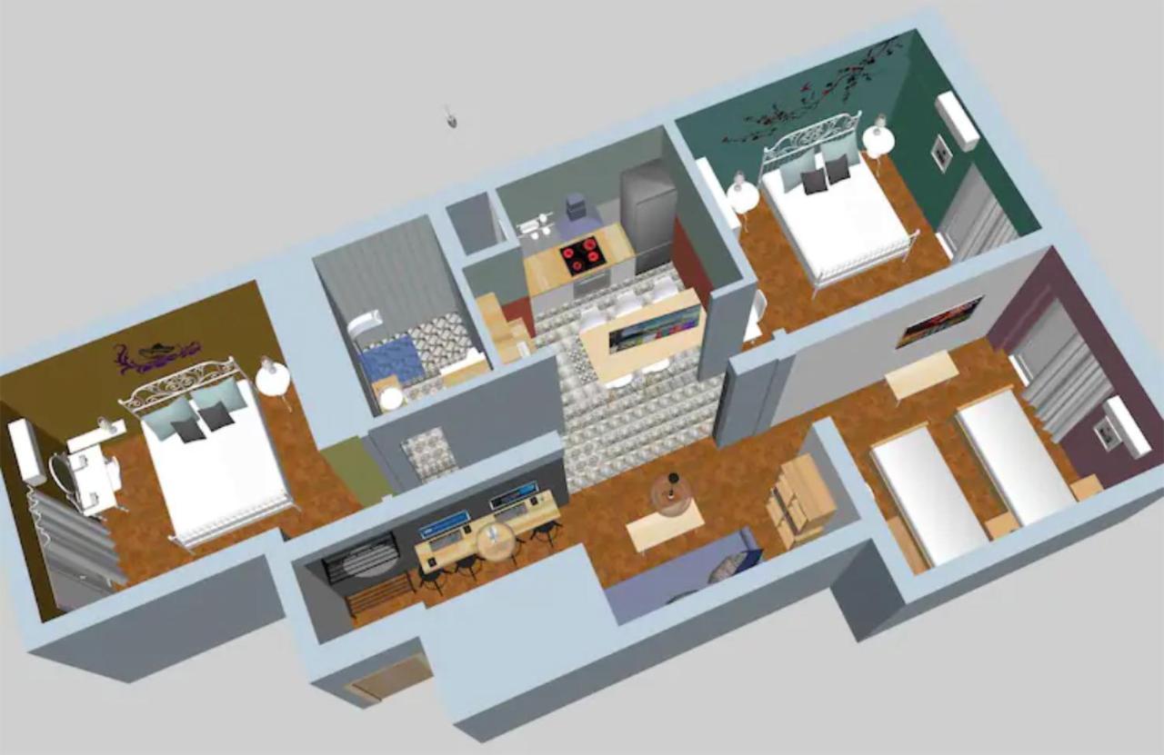Spacious Central Flat☆3Min To Metro☆Ac|Netflix|Pc Athens Exterior photo